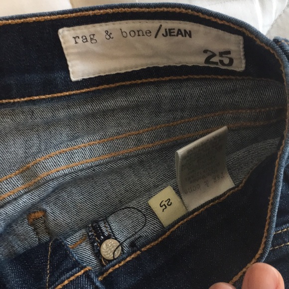 Rag and bone high rise skinny jeans - Picture 5 of 8